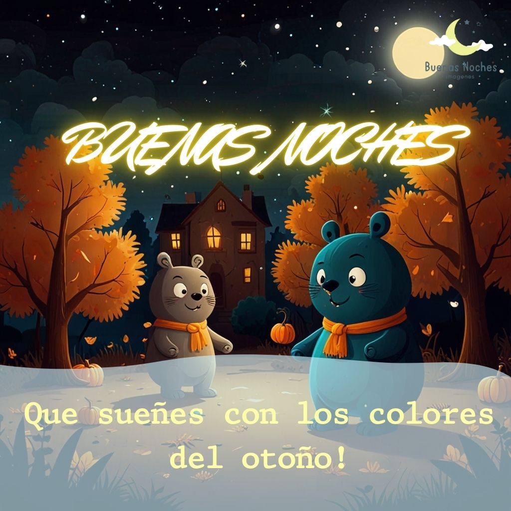 Imagen de buenas noches de otono 23