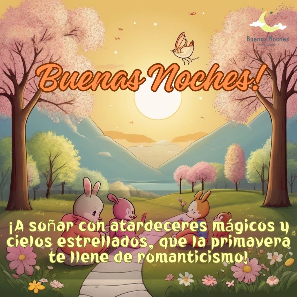 Imagen de buenas noches de primavera 10