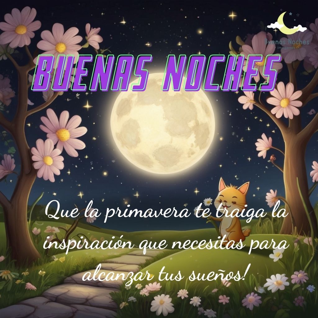 Imagen de buenas noches de primavera 18