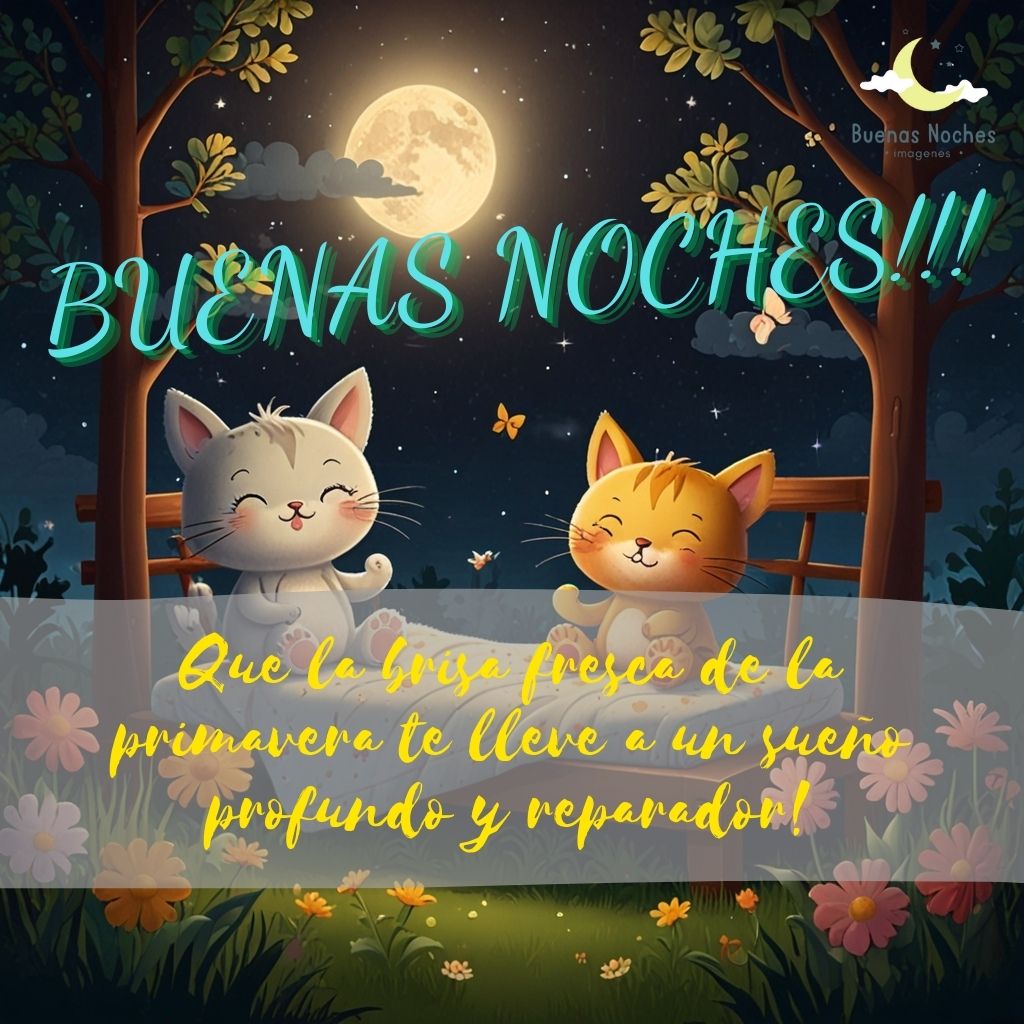 Imagen de buenas noches de primavera 3