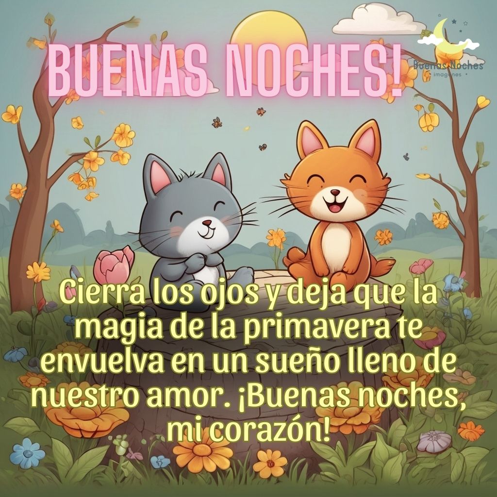 Imagen de buenas noches de primavera 33