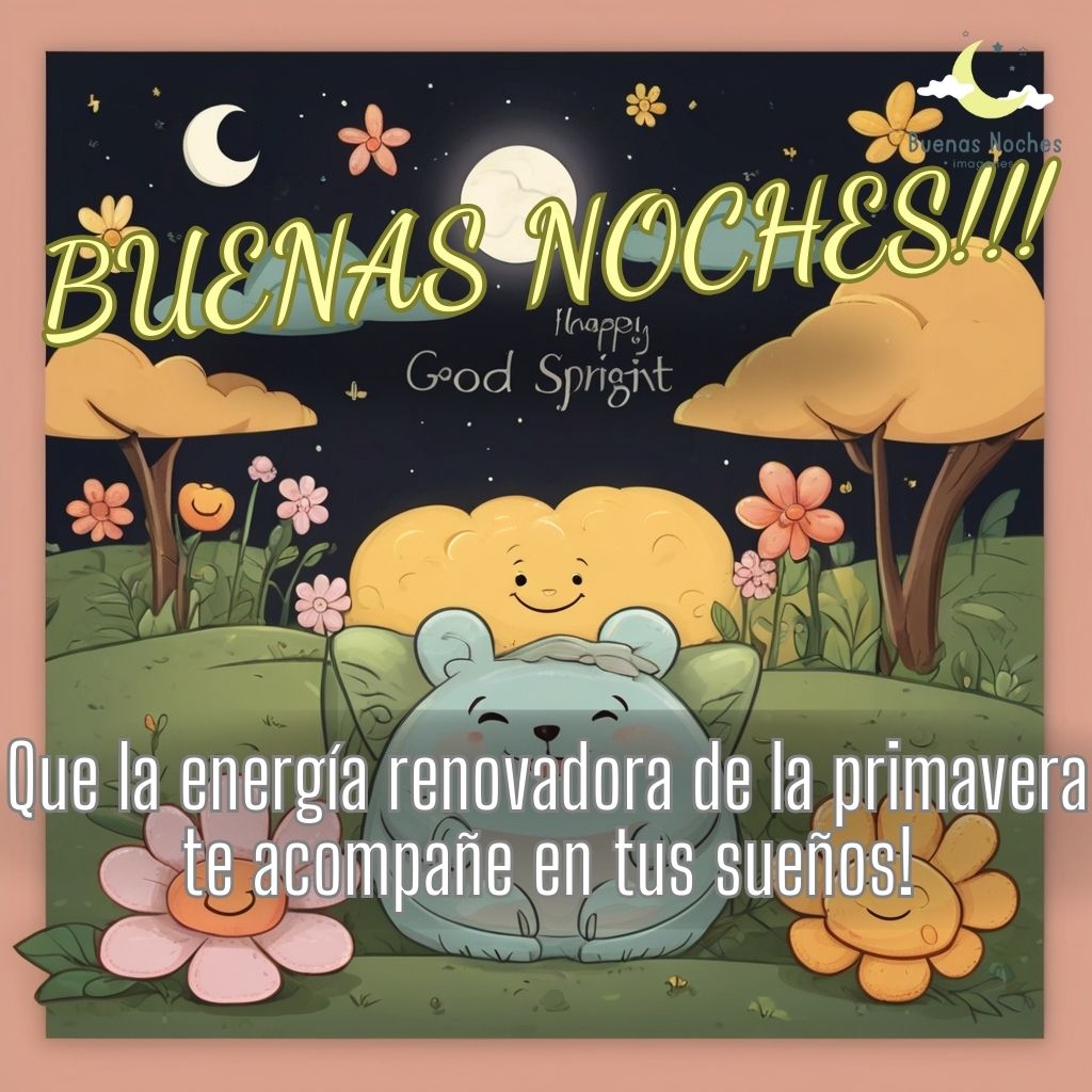 Imagen de buenas noches de primavera 6