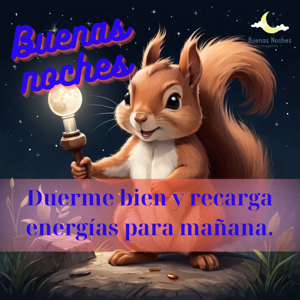 Imagenes de buenas noches con ardillas 7