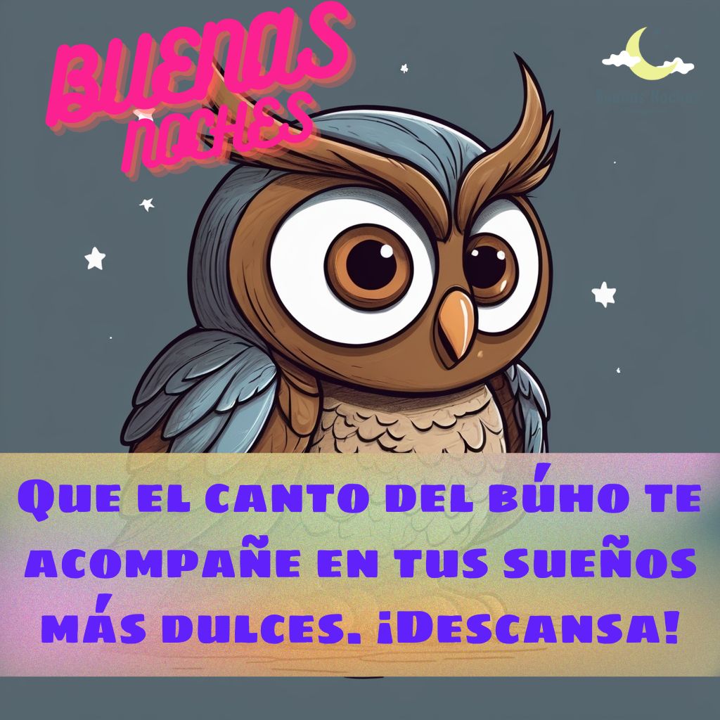 Imagenes de buenas noches con buhos 13