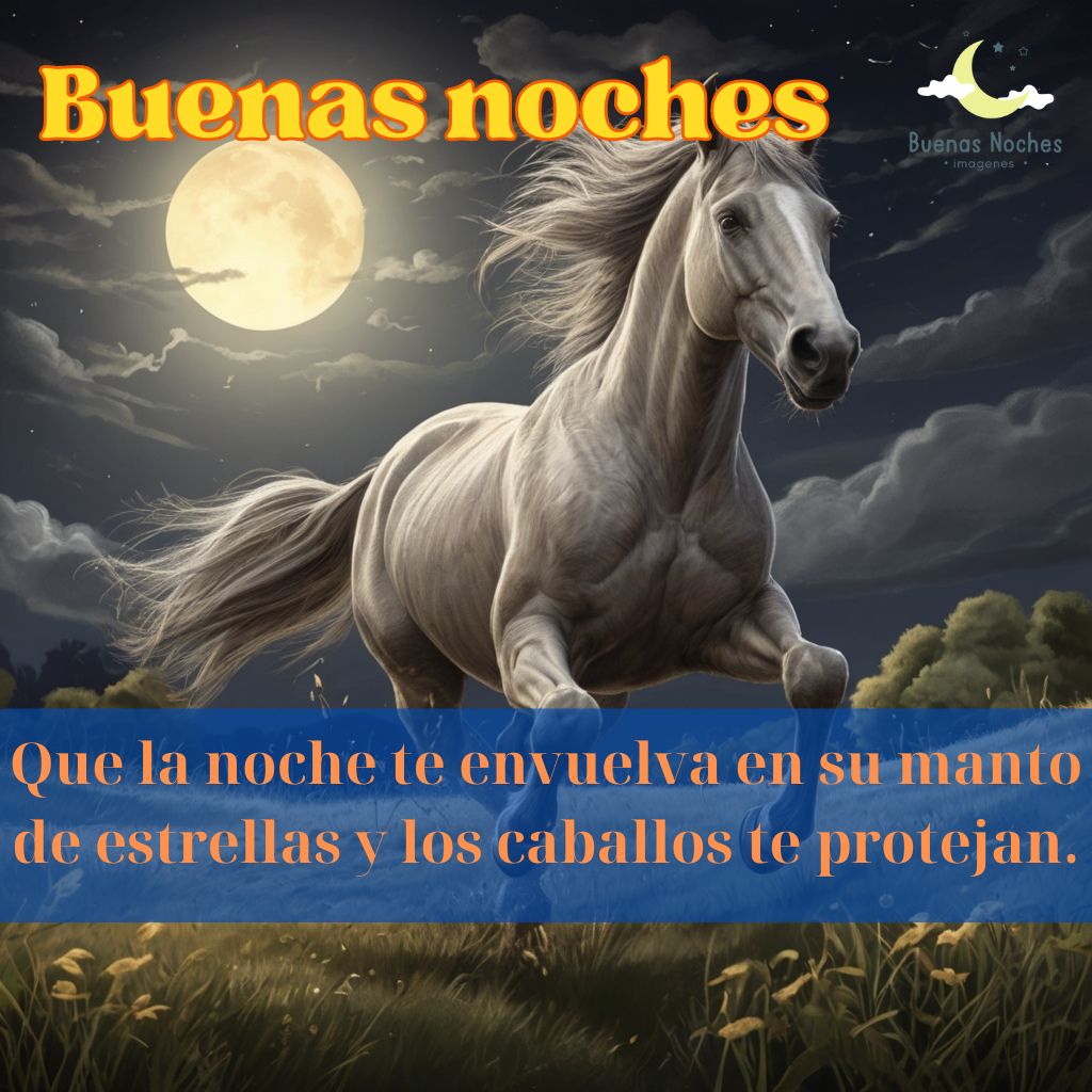 Imagenes de buenas noches con caballos 12