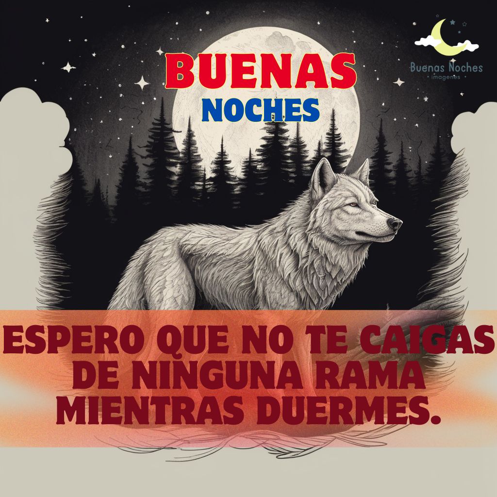 Imagenes de buenas noches con lobos 2