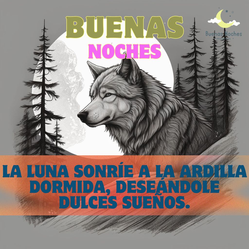 Imagenes de buenas noches con lobos 22