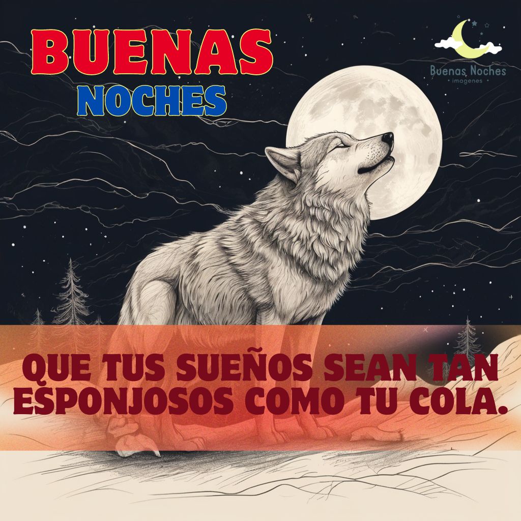 Imagenes de buenas noches con lobos 4