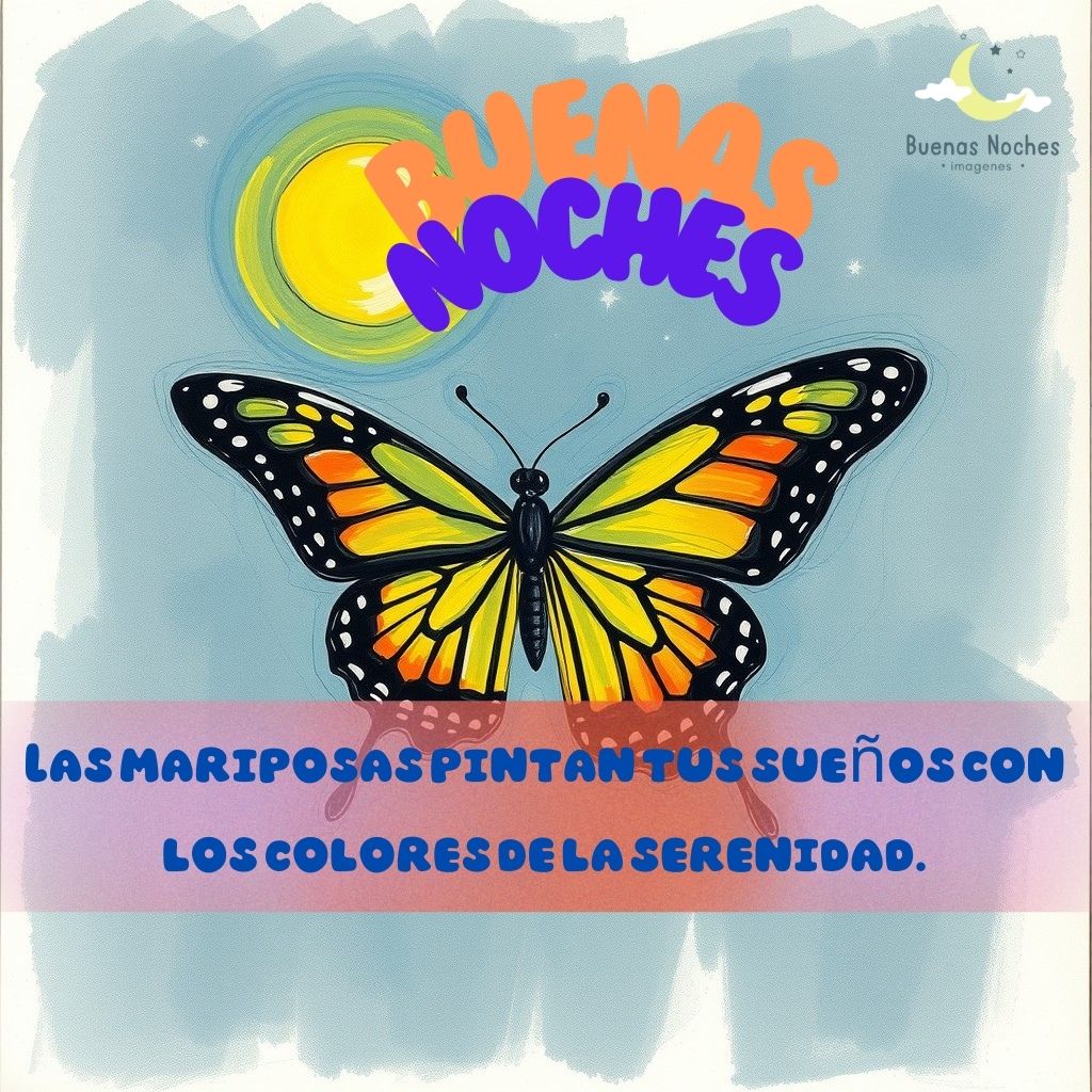 imagenes de buenas noches con mariposas 18