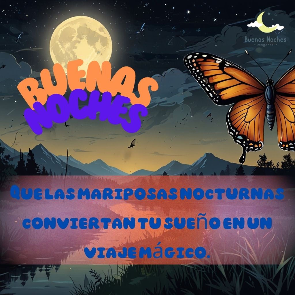 imagenes de buenas noches con mariposas 22