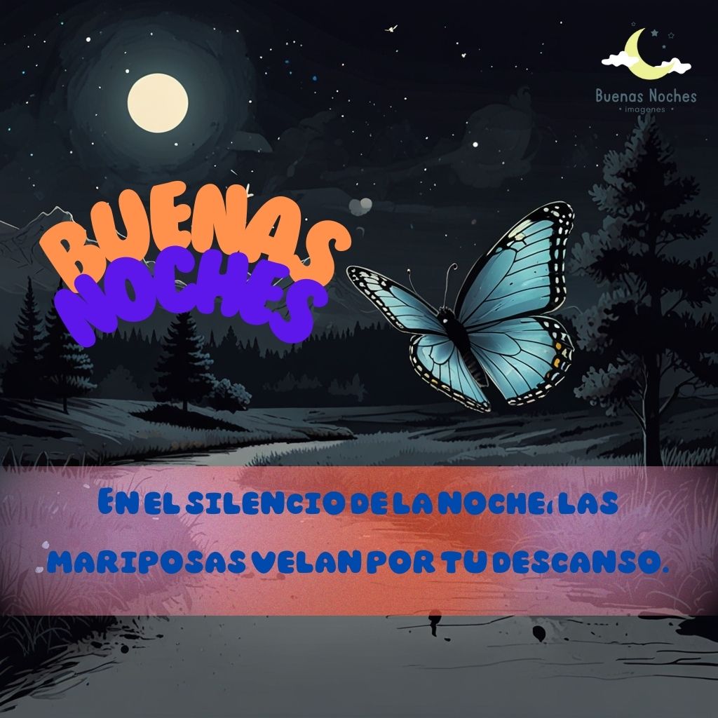 imagenes de buenas noches con mariposas 24