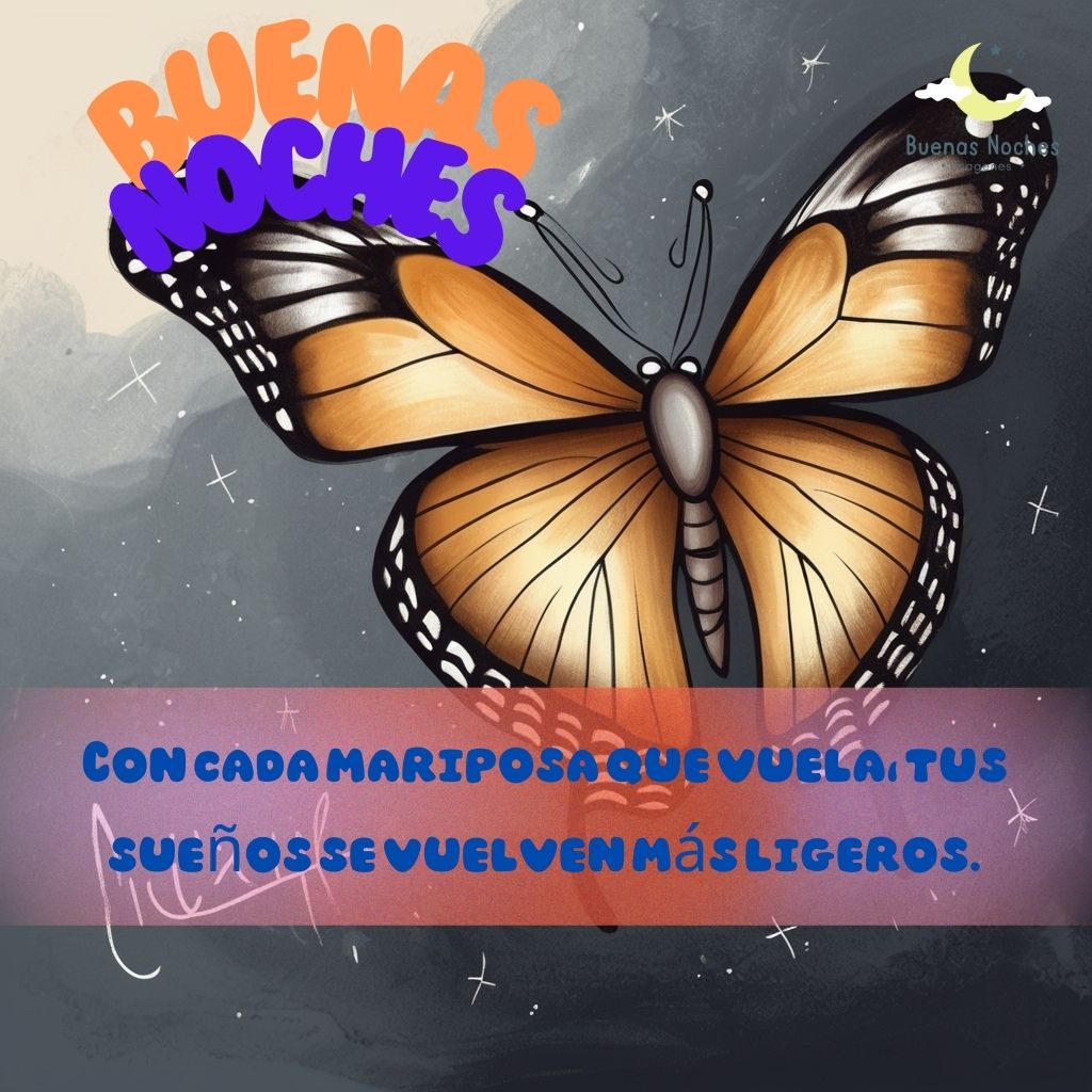 imagenes de buenas noches con mariposas 25