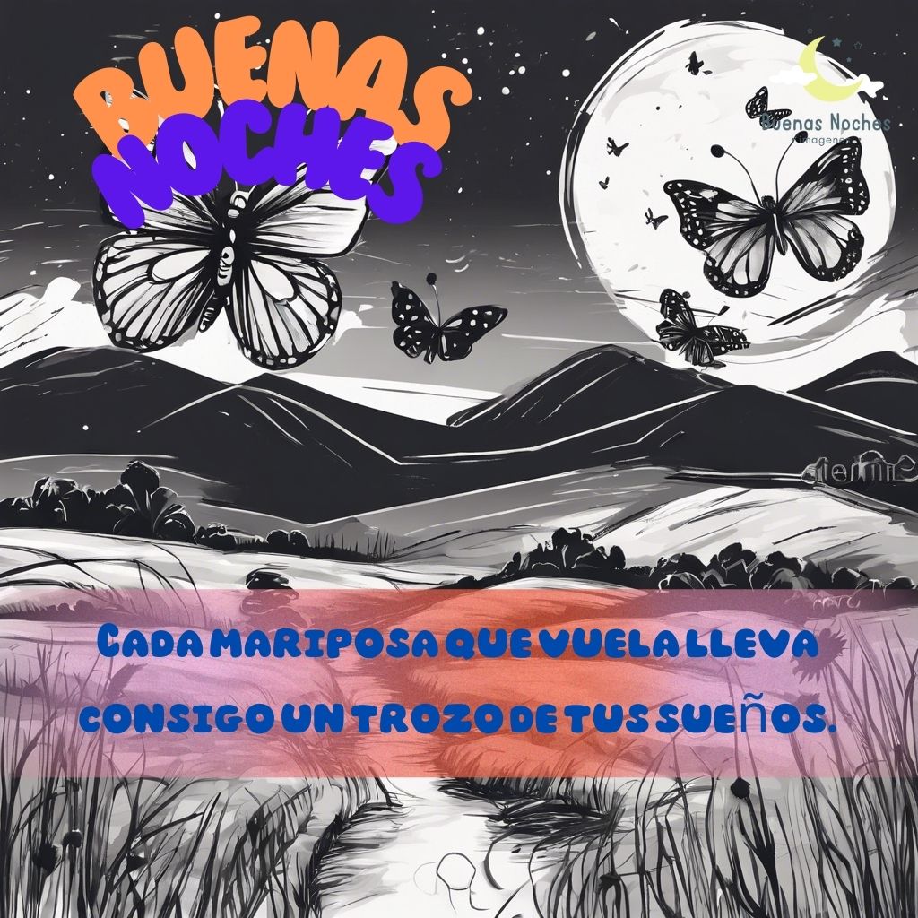 imagenes de buenas noches con mariposas 31