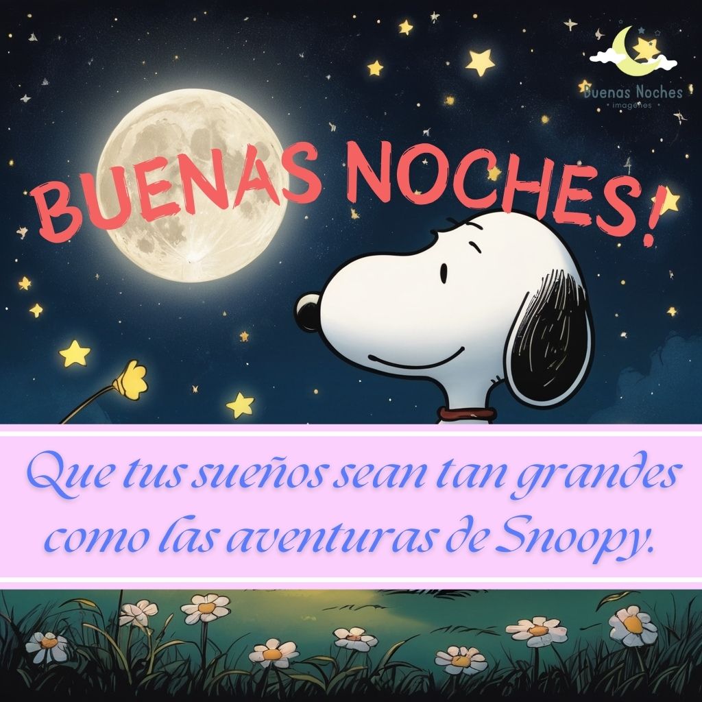 imagenes de buenas noches con snoopy 15