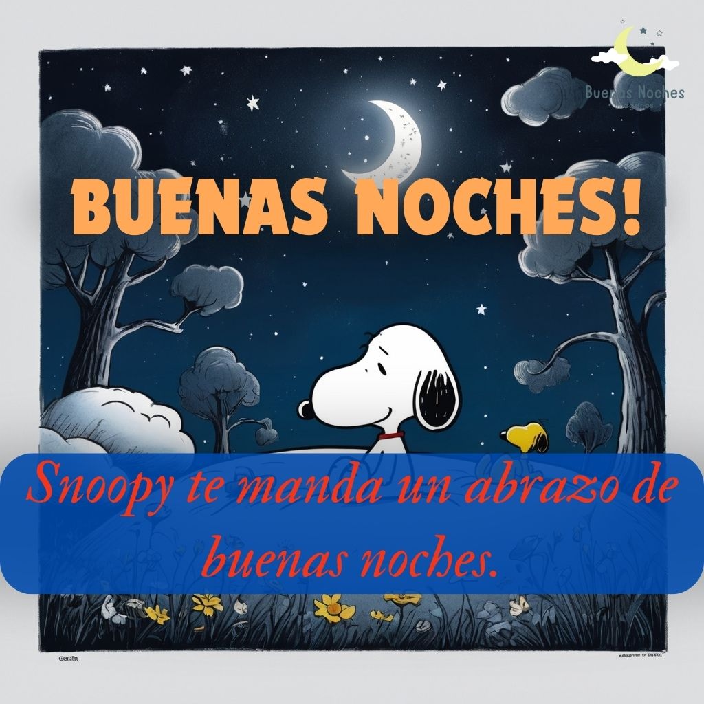 imagenes de buenas noches con snoopy 18