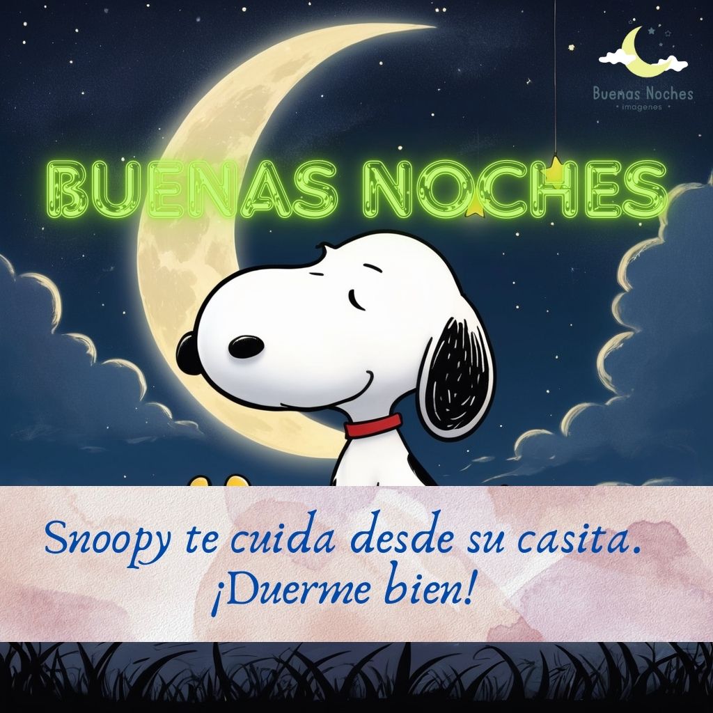 imagenes de buenas noches con snoopy 20