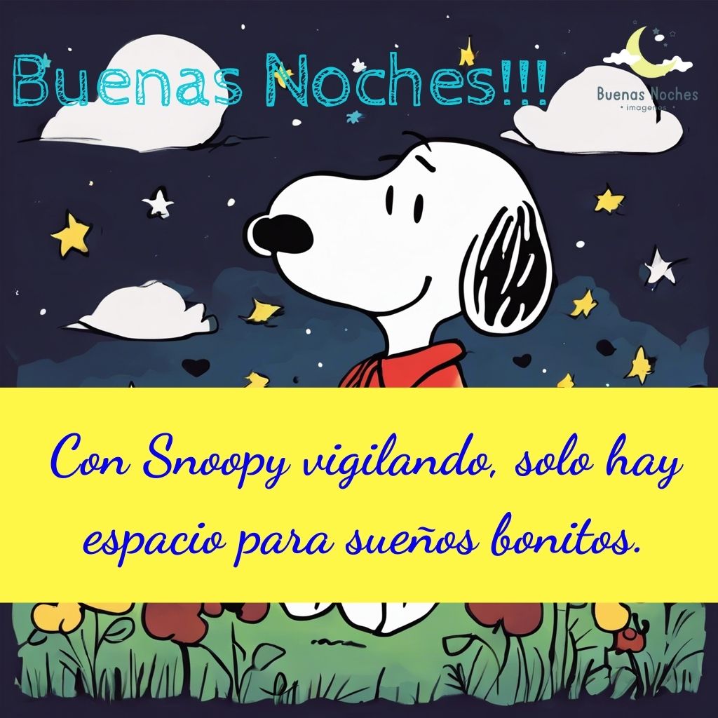 imagenes de buenas noches con snoopy 28