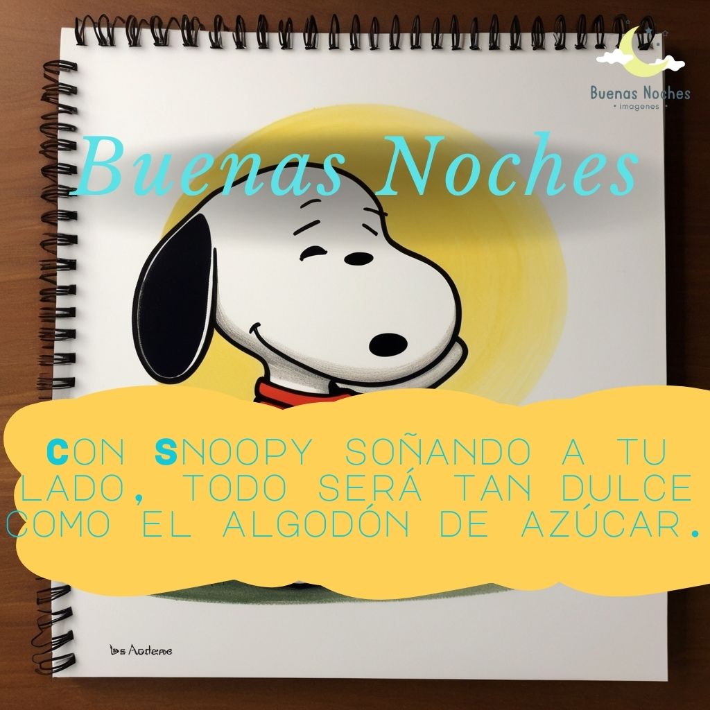 imagenes de buenas noches con snoopy 32