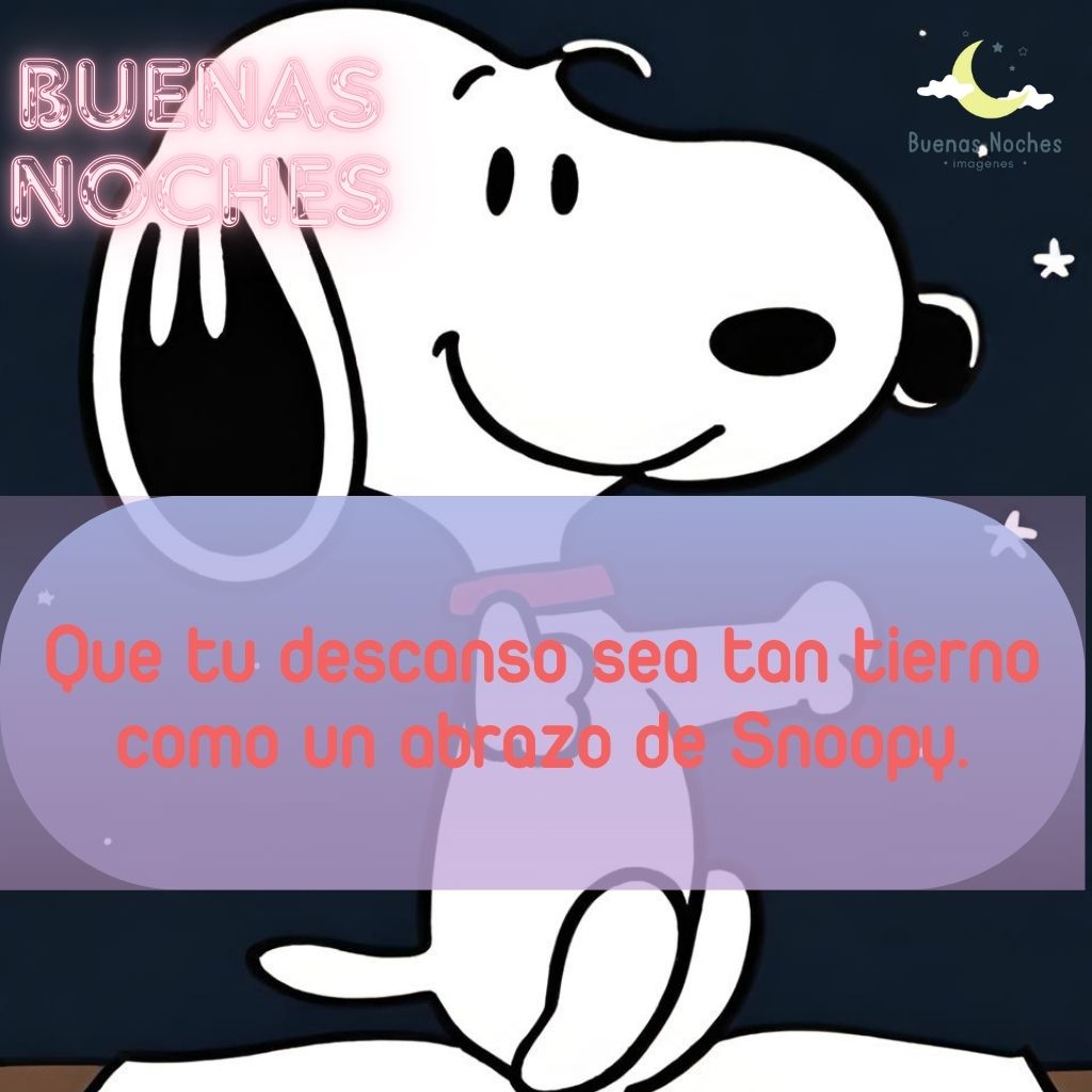 imagenes de buenas noches con snoopy 33