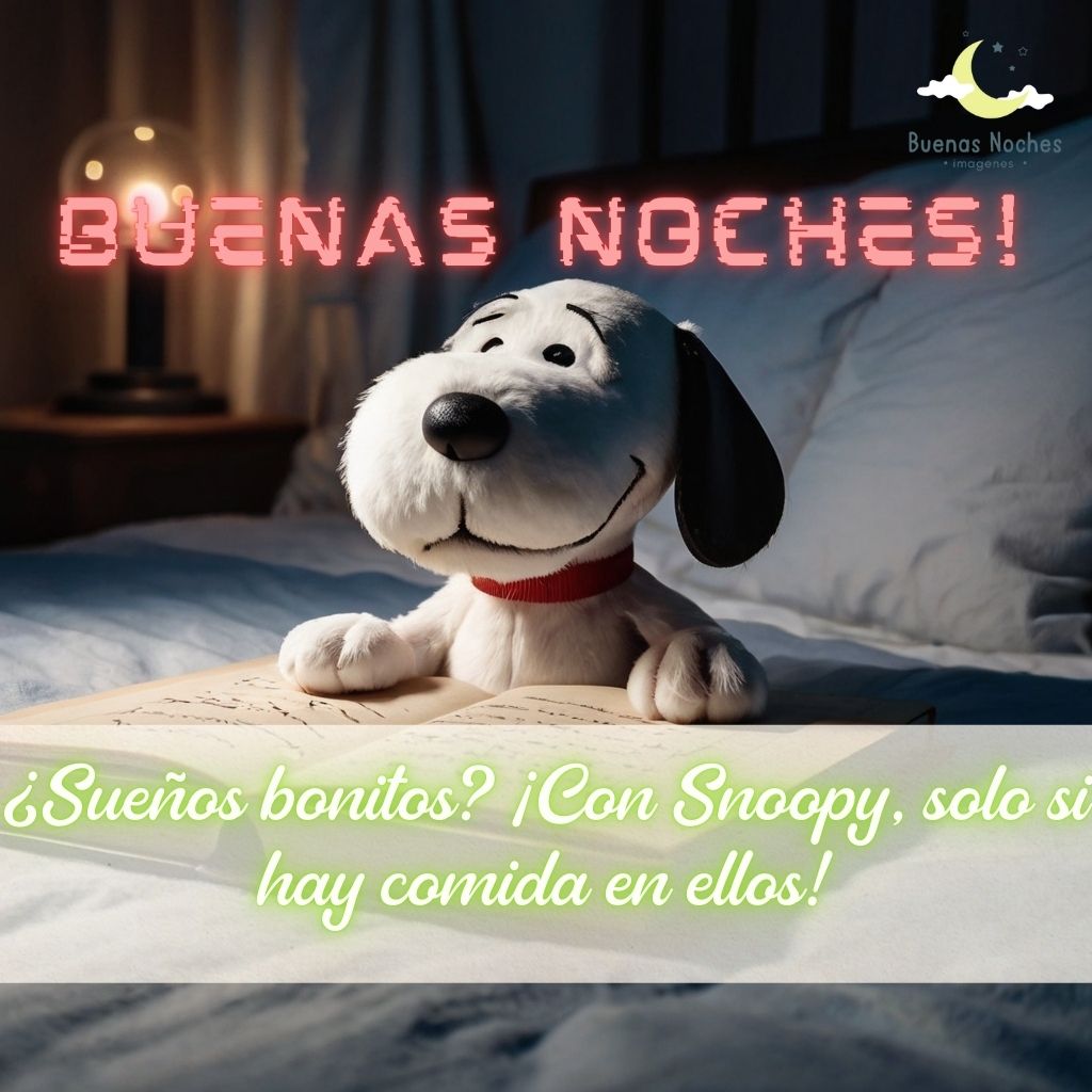 imagenes de buenas noches con snoopy 38