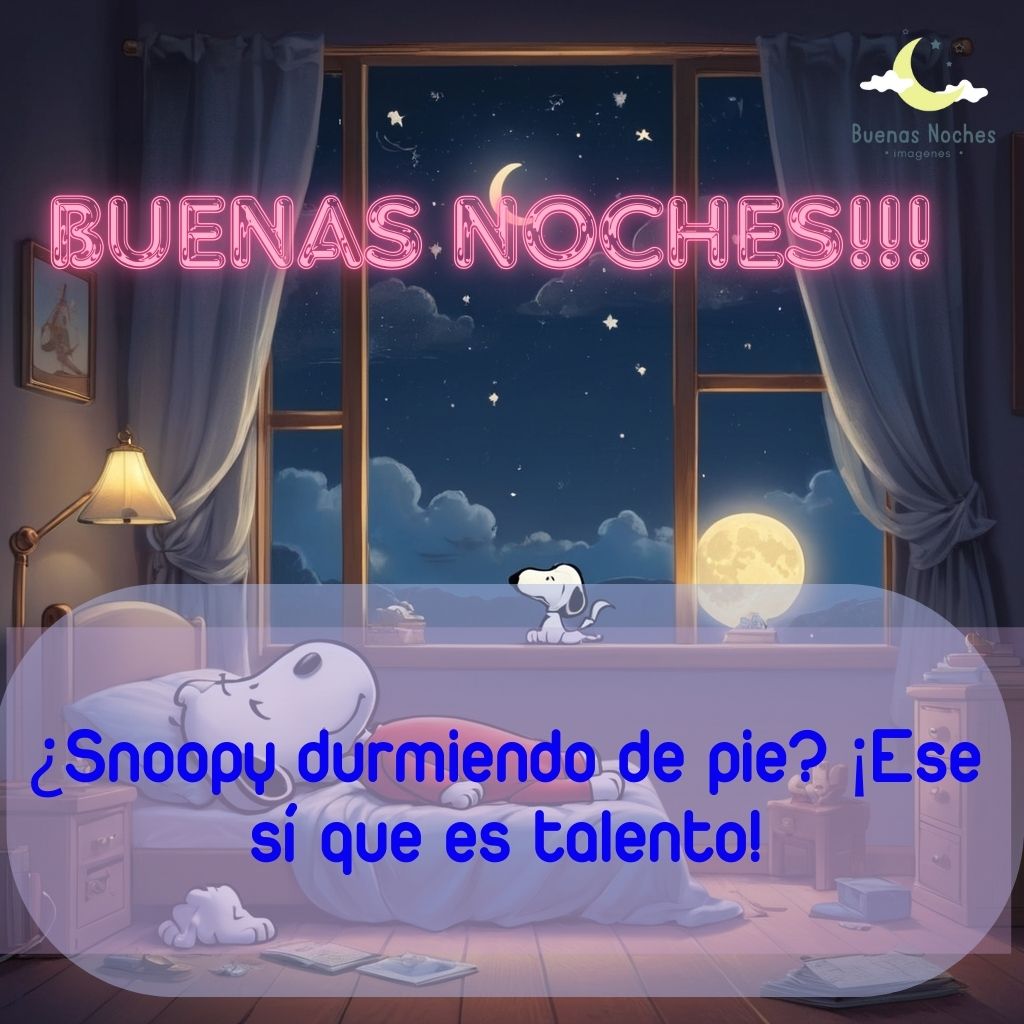 imagenes de buenas noches con snoopy 39