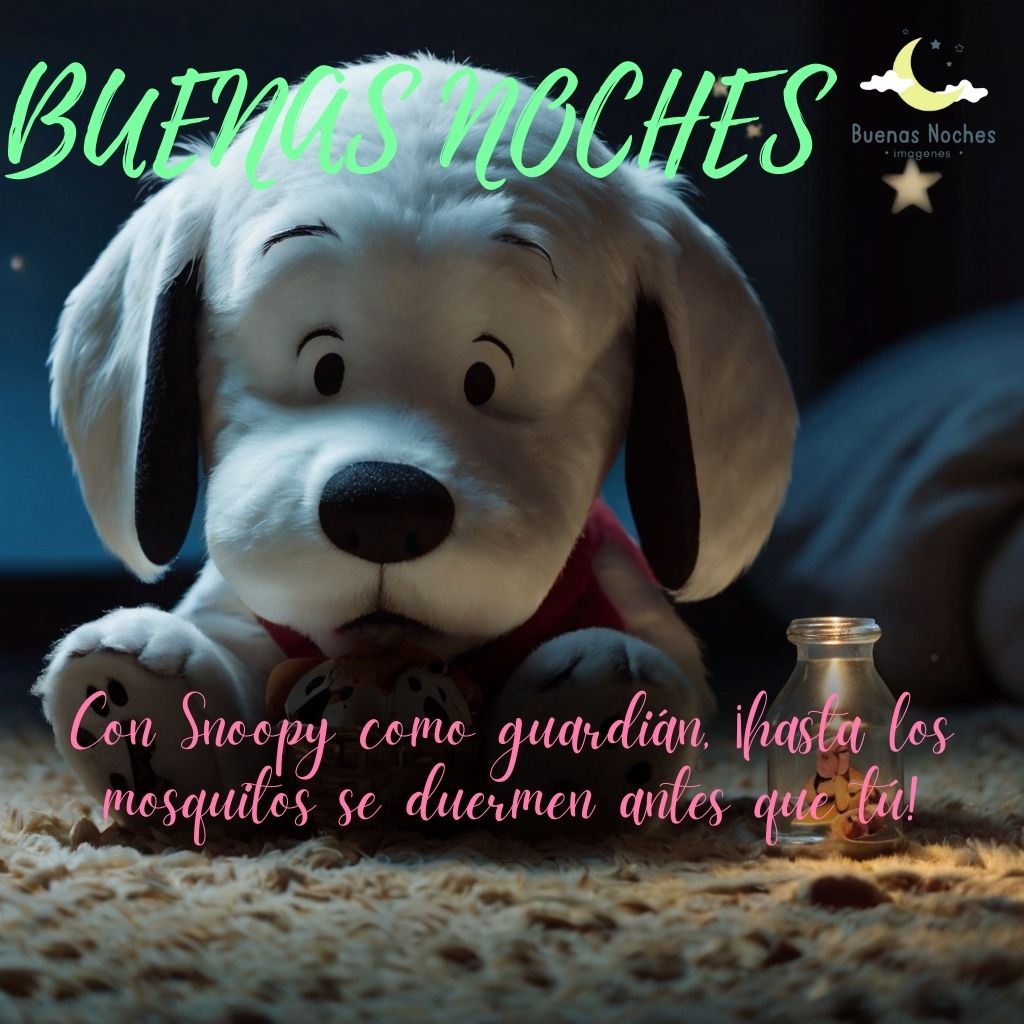 imagenes de buenas noches con snoopy 40