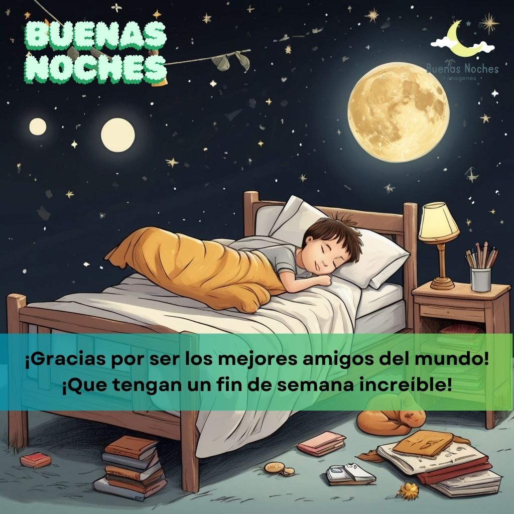 imagenes de buenas noches fin semana 23