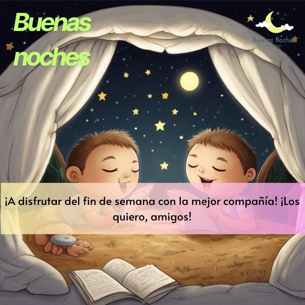 imagenes de buenas noches fin semana 24