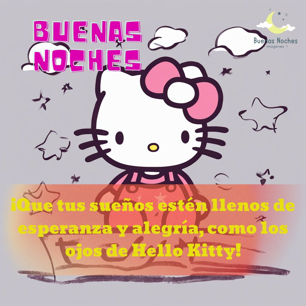 imagenes de buenas noches hello kitty 19