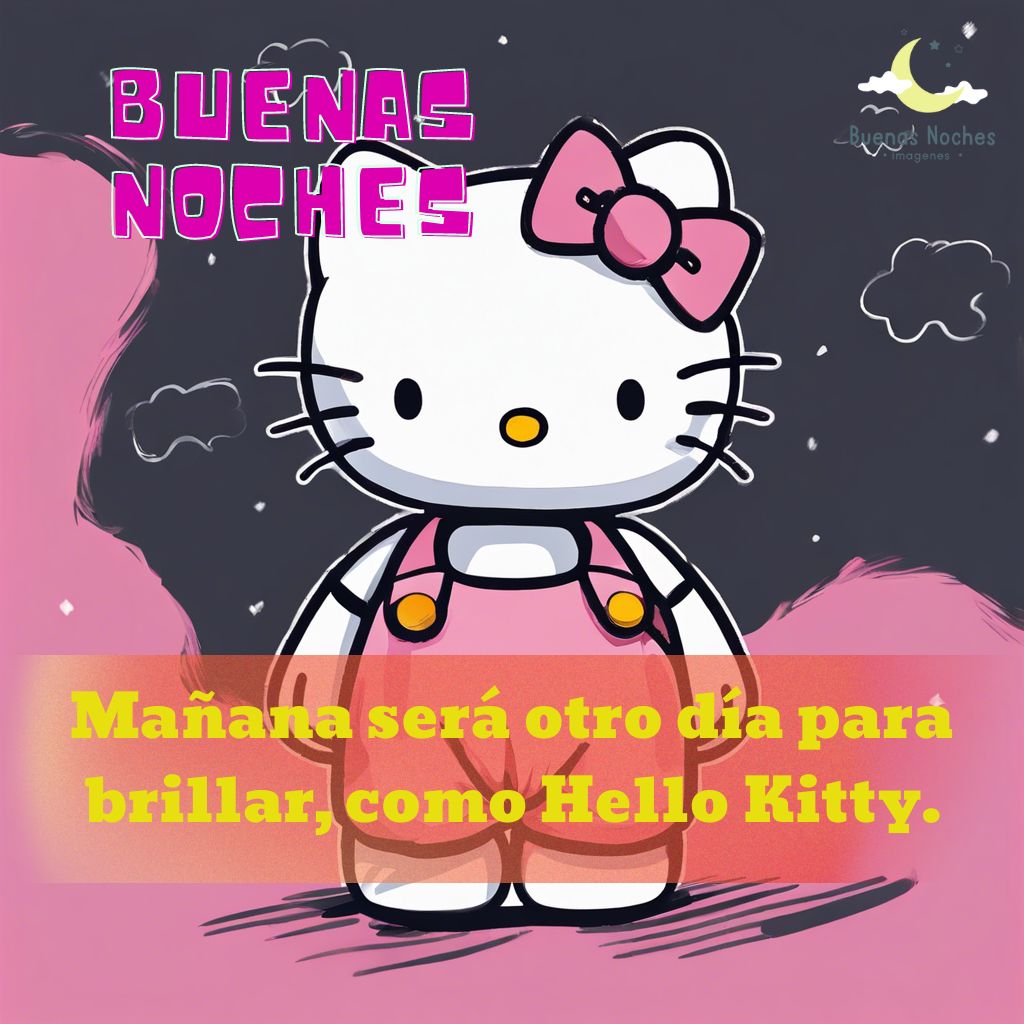 imagenes de buenas noches hello kitty 20