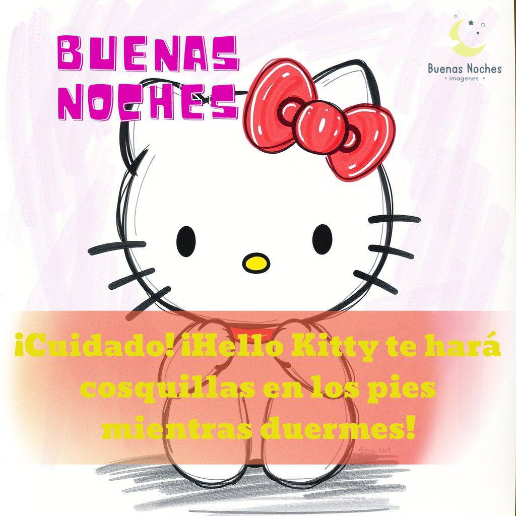 imagenes de buenas noches hello kitty 23