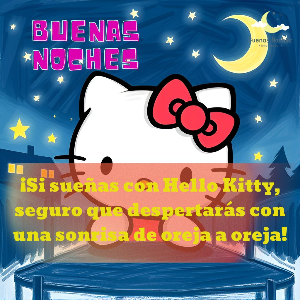 imagenes de buenas noches hello kitty 26