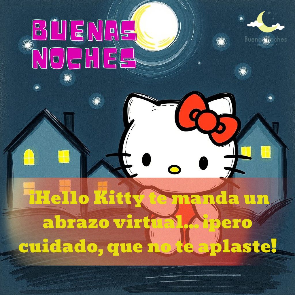 imagenes de buenas noches hello kitty 30