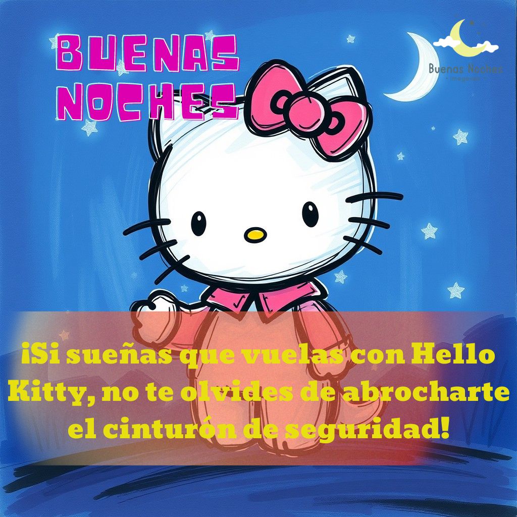 imagenes de buenas noches hello kitty 31