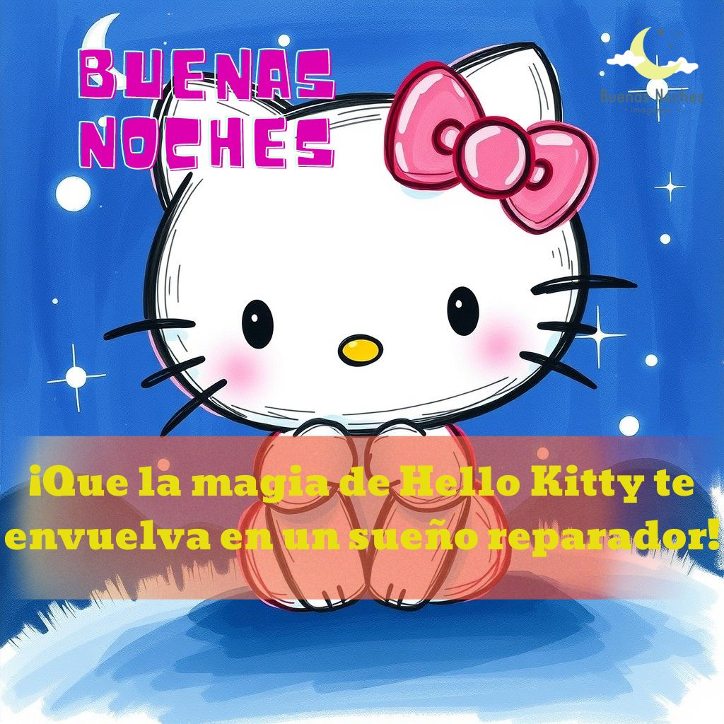 imagenes de buenas noches hello kitty 32