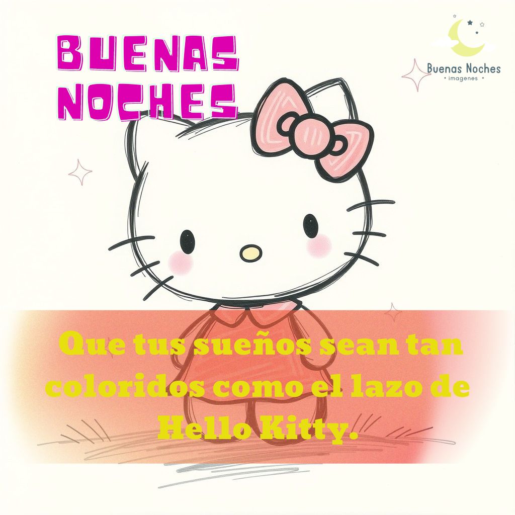 imagenes de buenas noches hello kitty 33