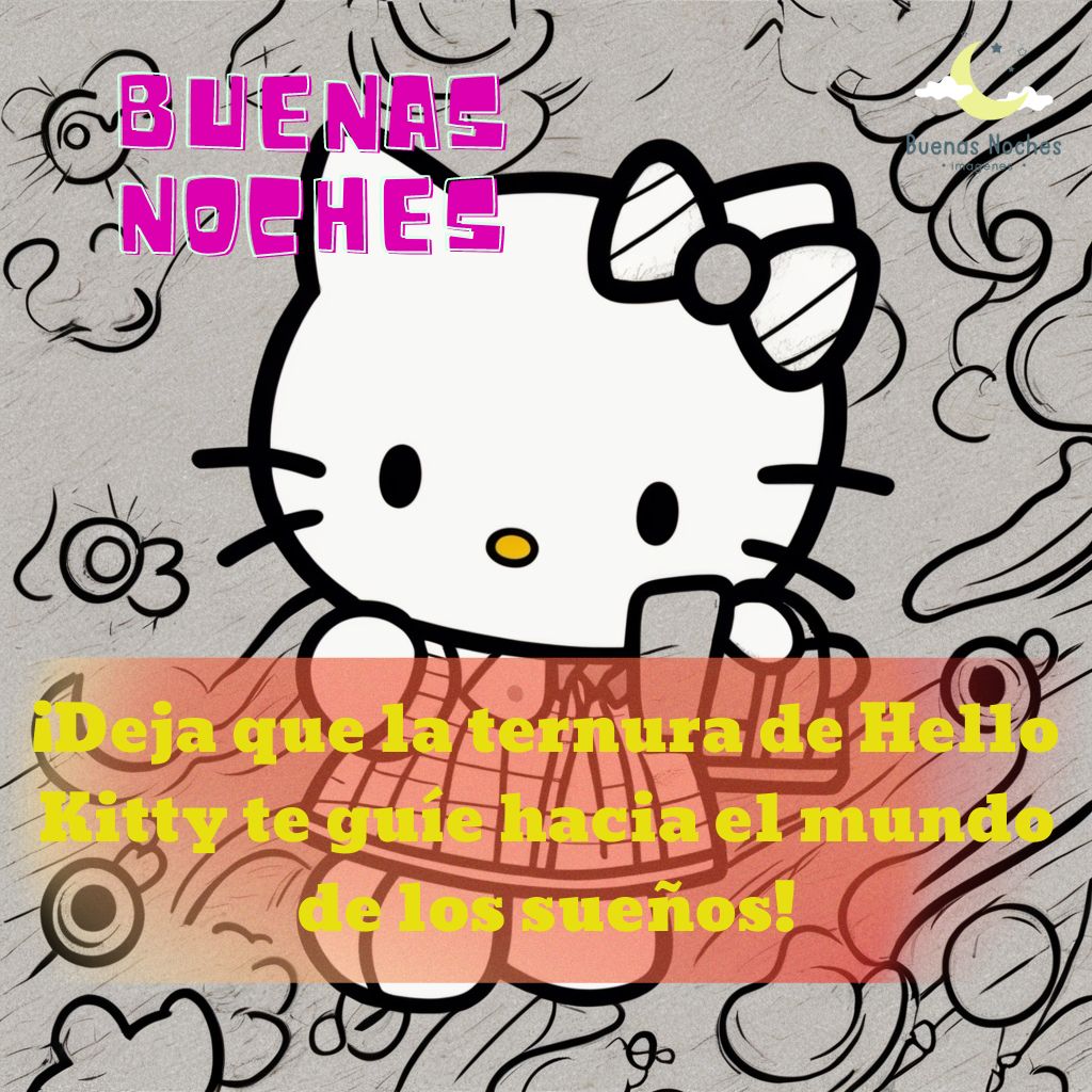 imagenes de buenas noches hello kitty 34