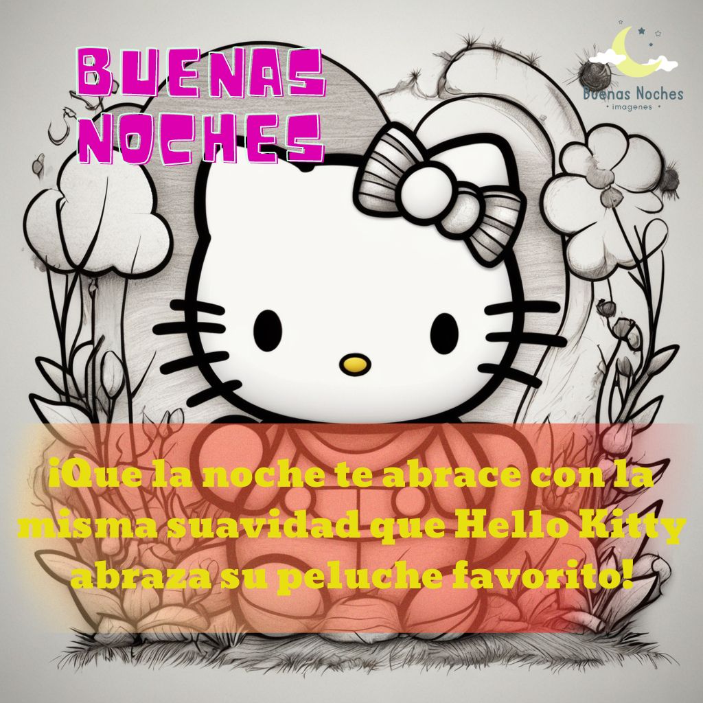 imagenes de buenas noches hello kitty 35