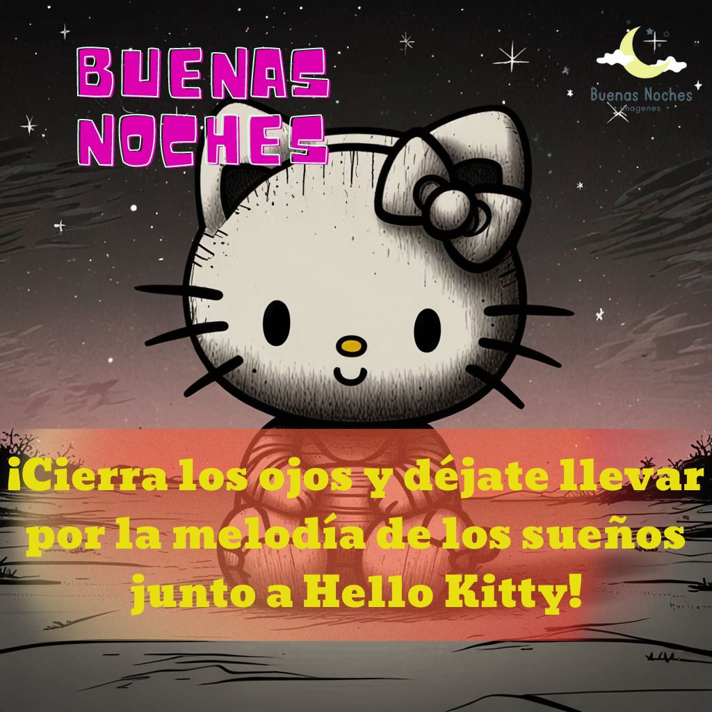 imagenes de buenas noches hello kitty 36