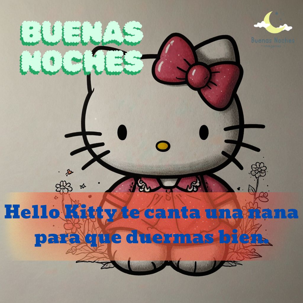 imagenes de buenas noches hello kitty 5