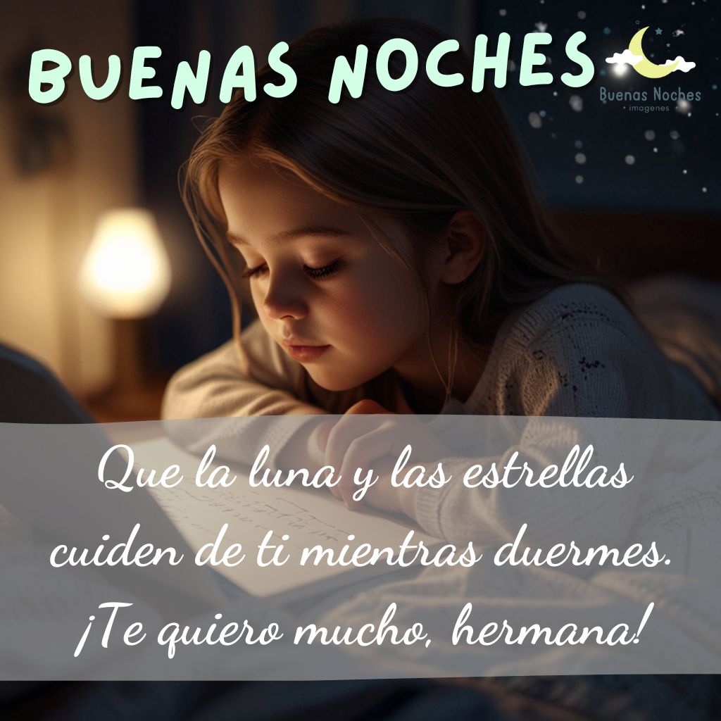 imagenes de buenas noches hermana 14