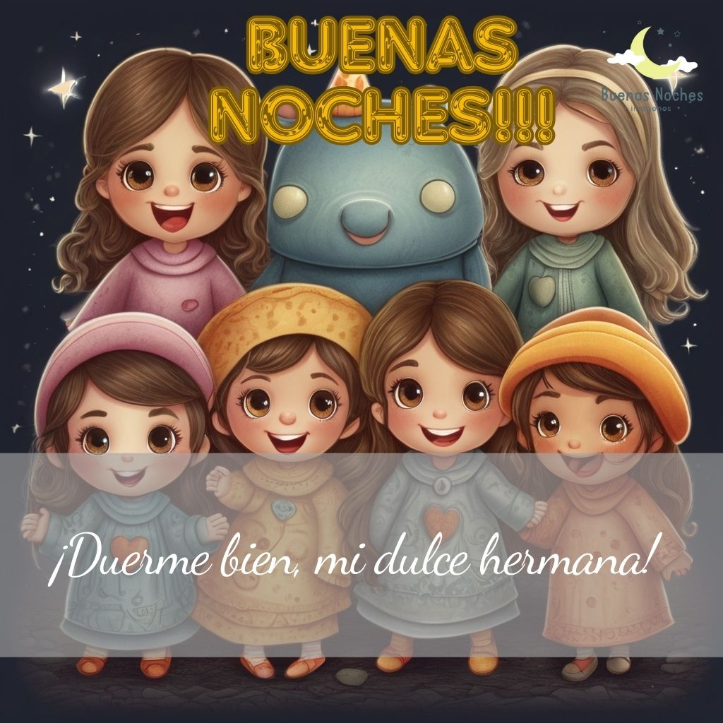 imagenes de buenas noches hermana 30