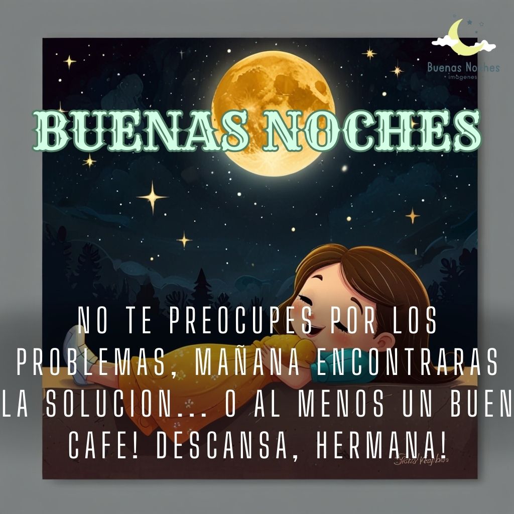 imagenes de buenas noches hermana 41