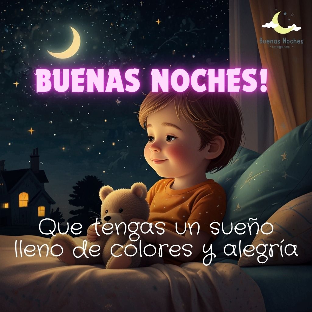 imagenes de buenas noches para hijos 13