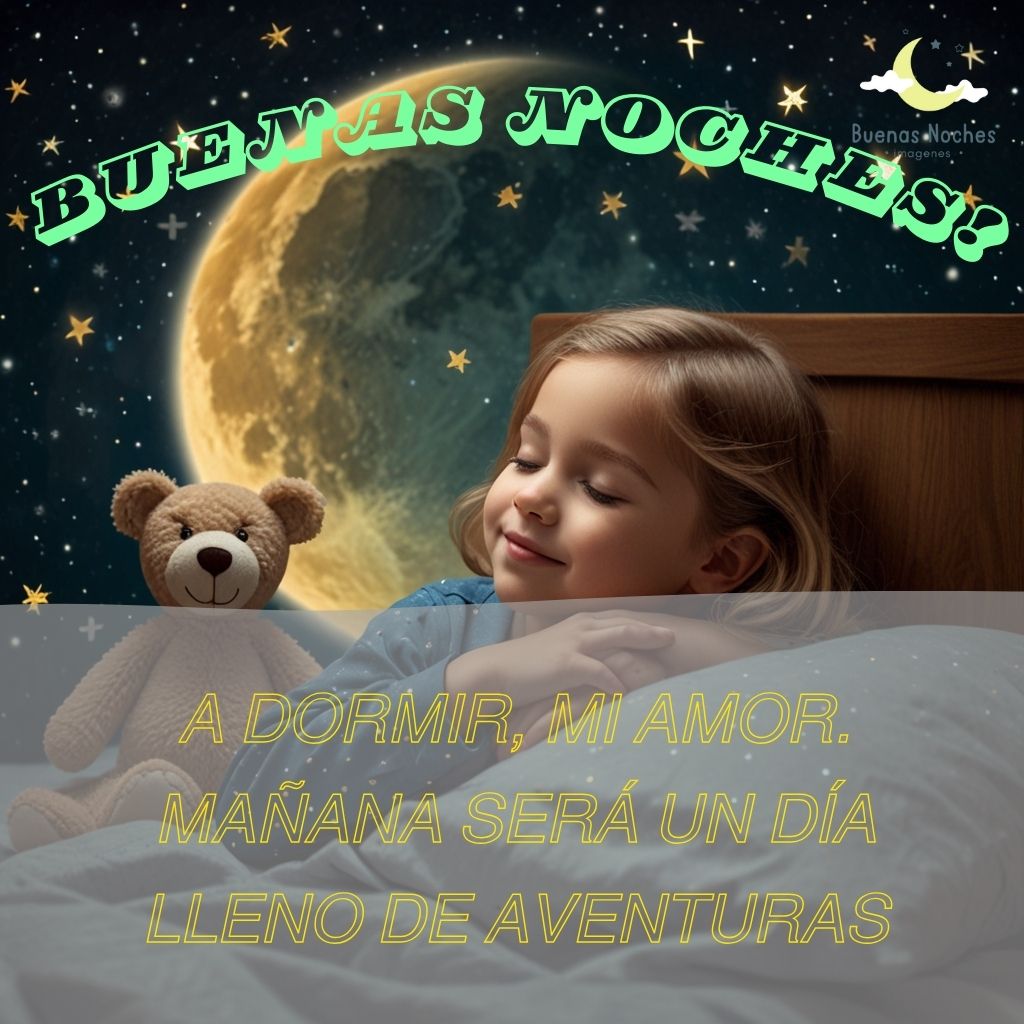 imagenes de buenas noches para hijos 2