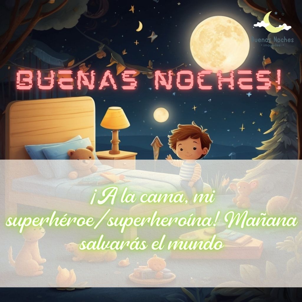 imagenes de buenas noches para hijos 20