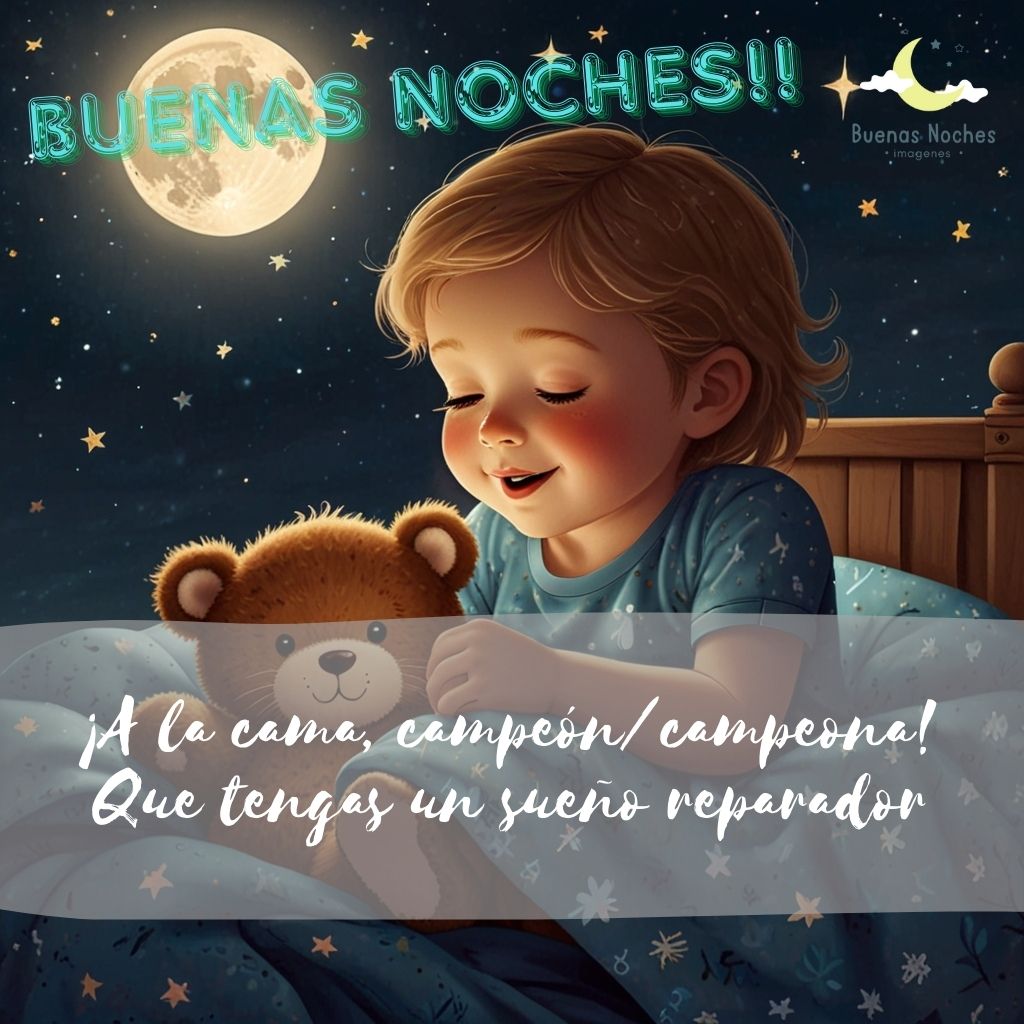 imagenes de buenas noches para hijos 5