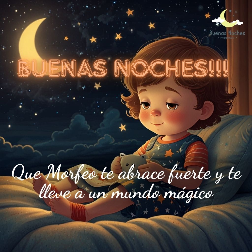 imagenes de buenas noches para hijos 6