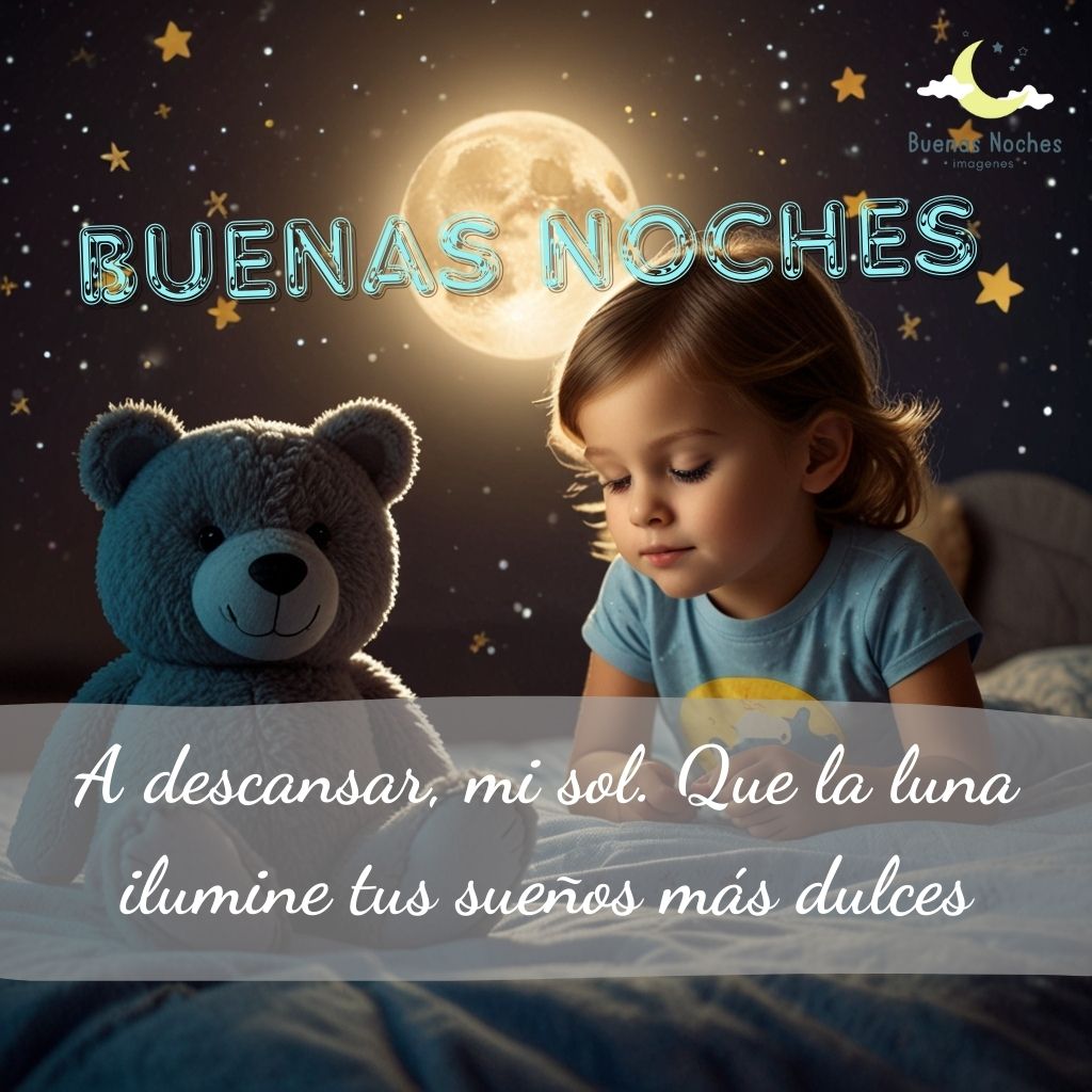 imagenes de buenas noches para hijos 9