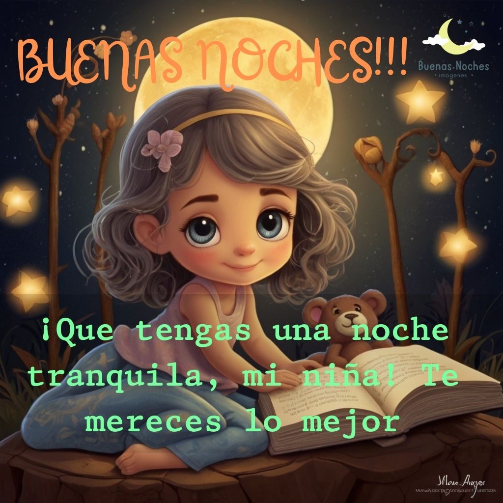 imagenes de buenas noches para mi hija 15